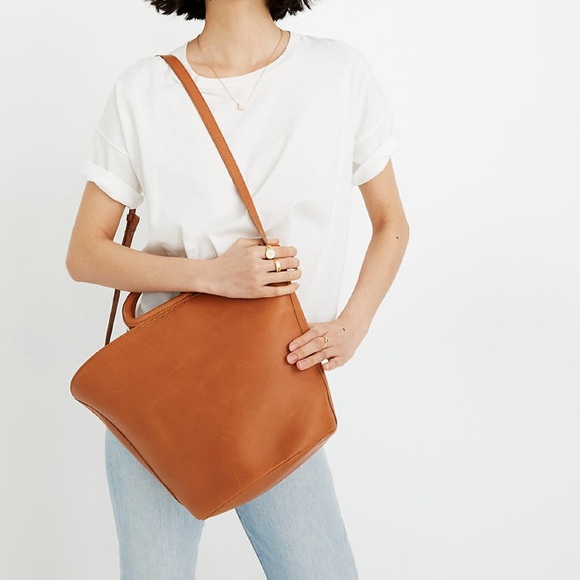 Madewell Handbags - Madewell Burnished Caramel The Westport Tote